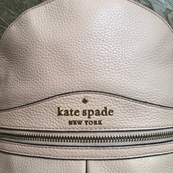 Kate Spade Pink Leather Backpack in EUC - Picture 2 of 8